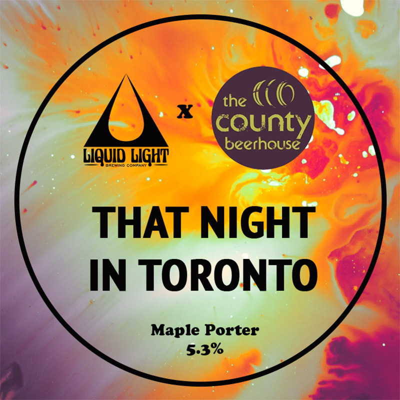 Liquid Light That Night In Toronto  Maple Pecan Stout Cask