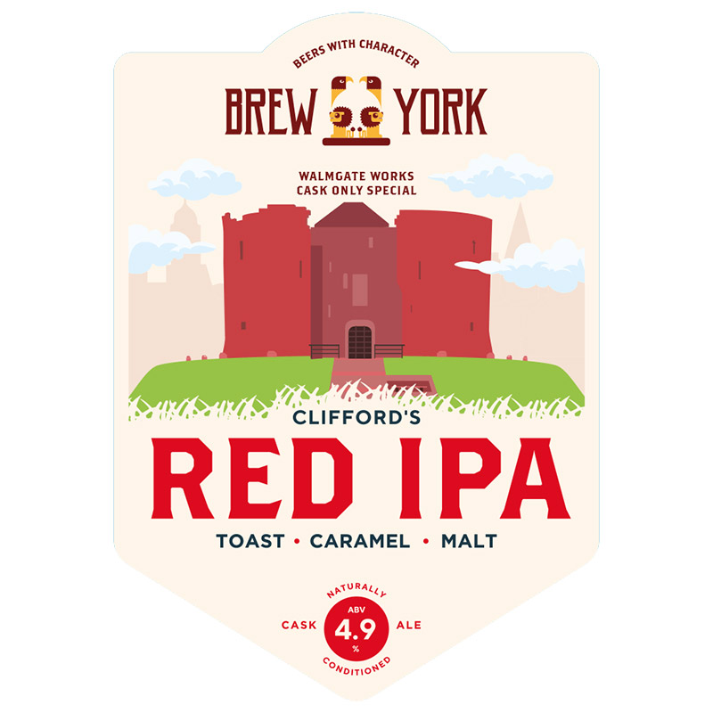 Brew York Clifford Red IPA Red Ale Cask