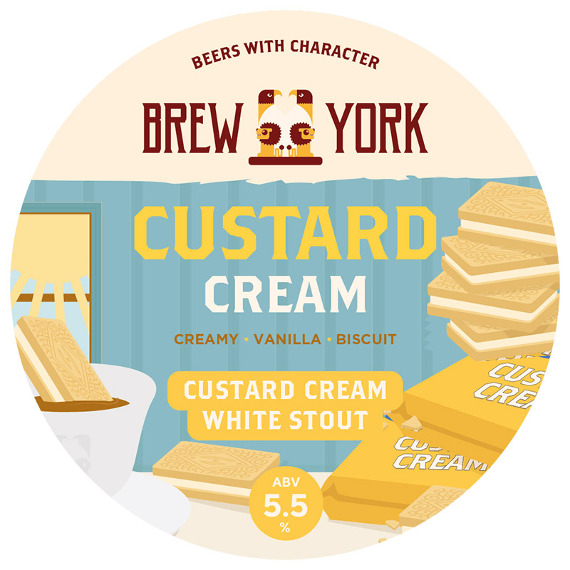 Brew York Custard Cream White Stout Keg