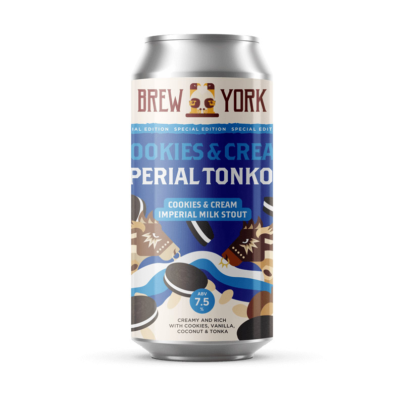 Brew York Mookies and Cream Imperial Stout Cans