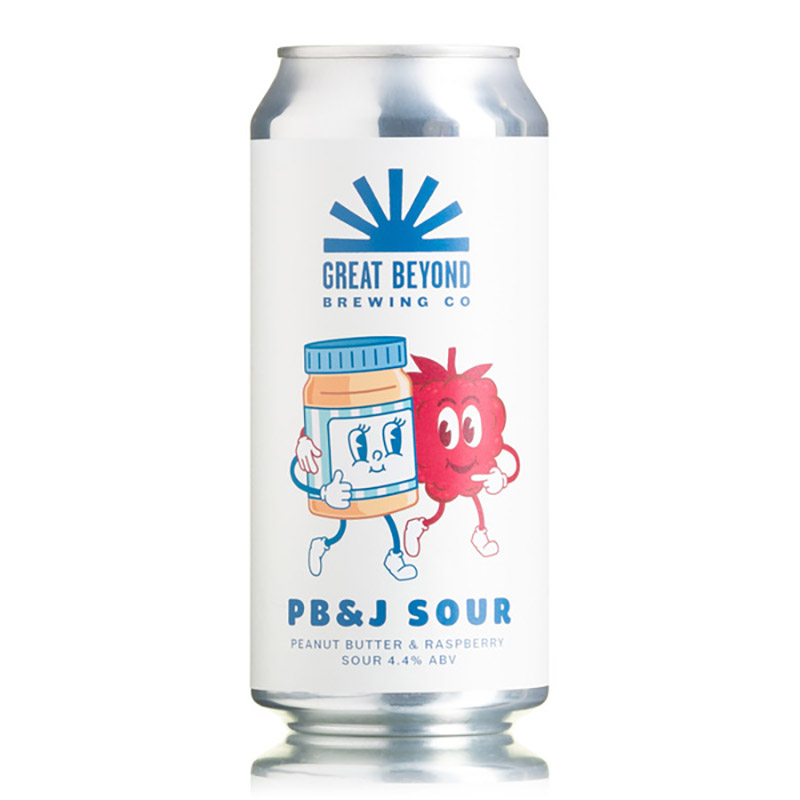 Great Beyond PB&J Sour Peanut Butter & Rasberry Sour Cans
