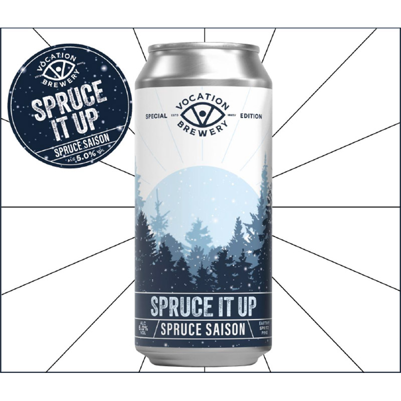 Vocation Spruce it up Saison Cans