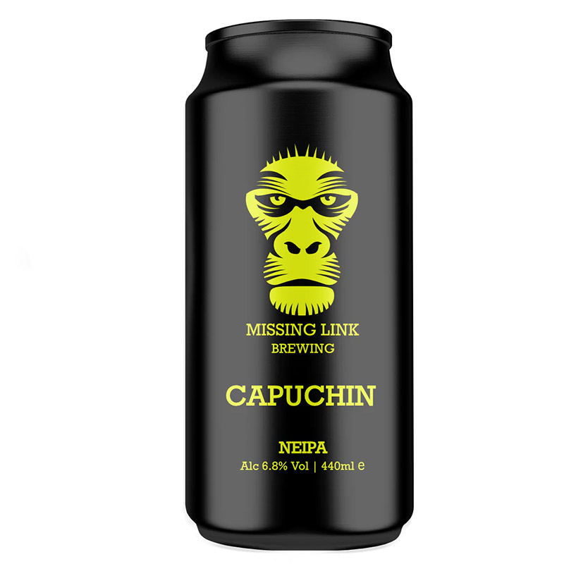Missing Link Capuchin New England IPA Cans