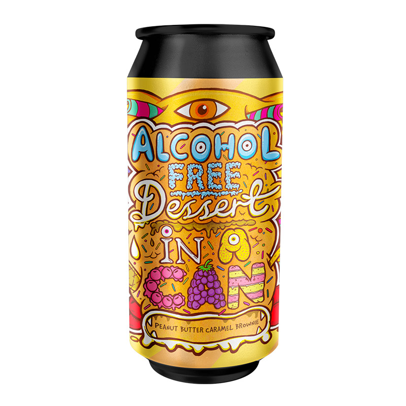 Amundsen Alcohol Free DIC Peanut Butter Caramel Brownie 0.5% Alcohol Free Pastry Stout Cans