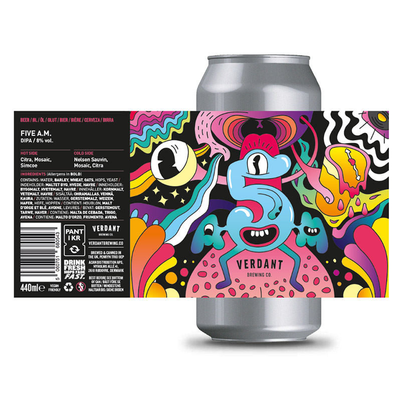 Verdant Five Am DIPA Cans