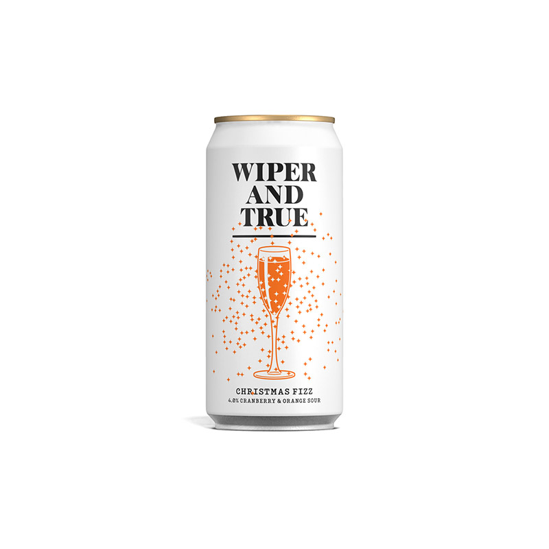 Wiper and True Christmas Fizz Cans