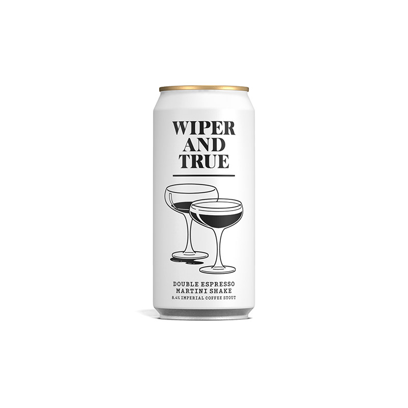Wiper and True Espresso Martini Imperial Hard Shake Cans