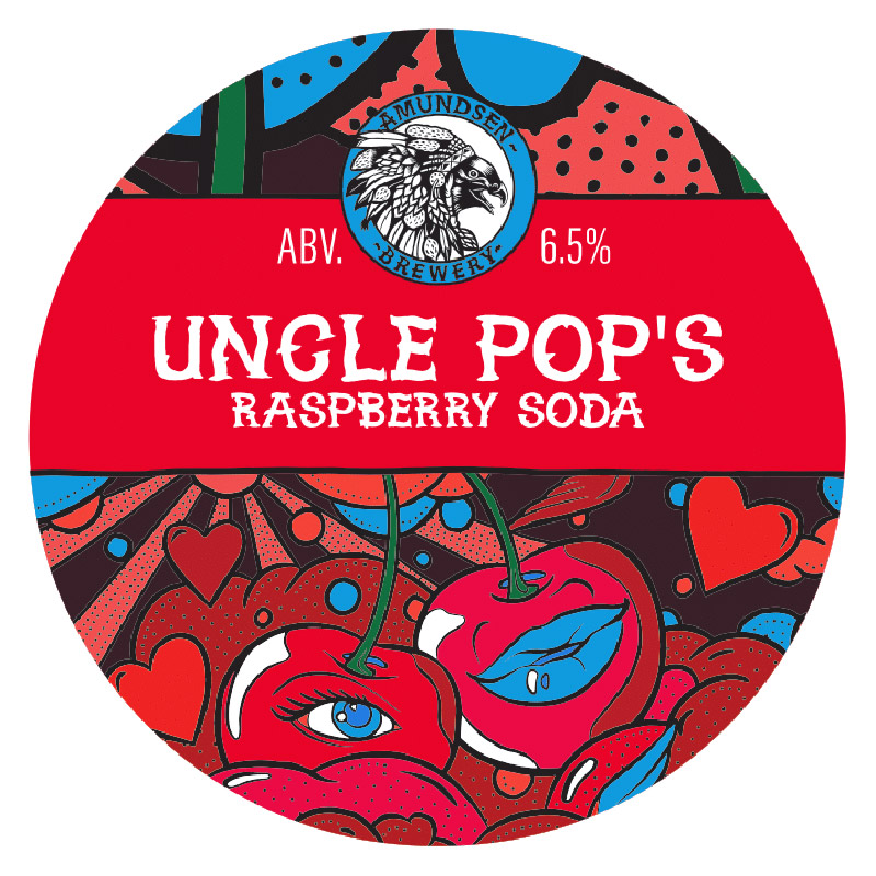 Amundsen Uncle Pops Soda Series Raspberry Pastry Sour Keg