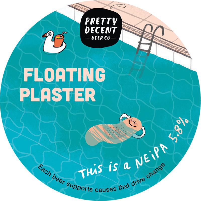 Pretty Decent Floating Plaster NEIPA Keg
