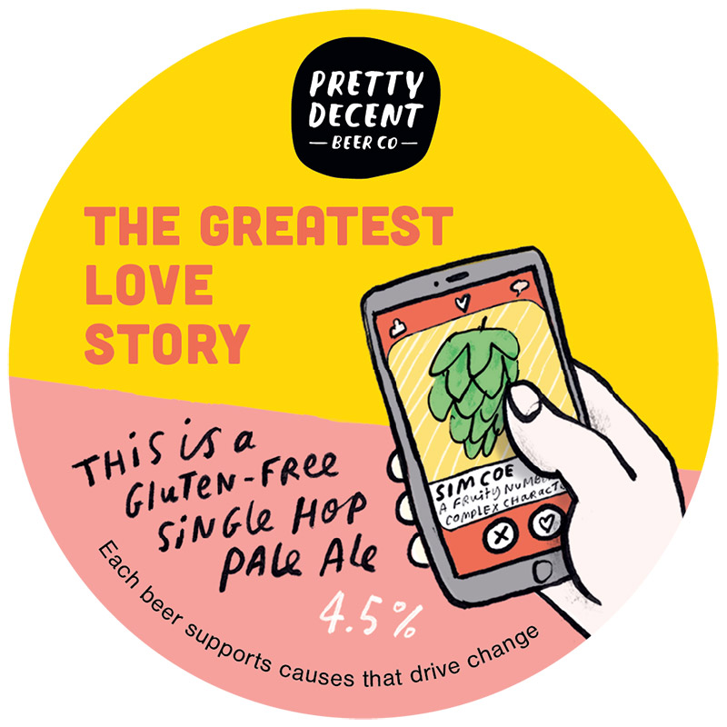 Pretty Decent The Greatest Love Story Gluten Free Pale ale Keg