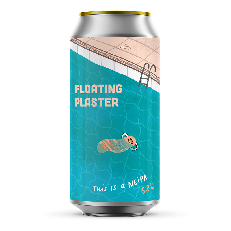 Pretty Decent Floating Plaster NEIPA Cans
