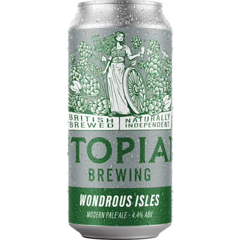 Utopian Wondrous Isles Modern Pale Ale Cans