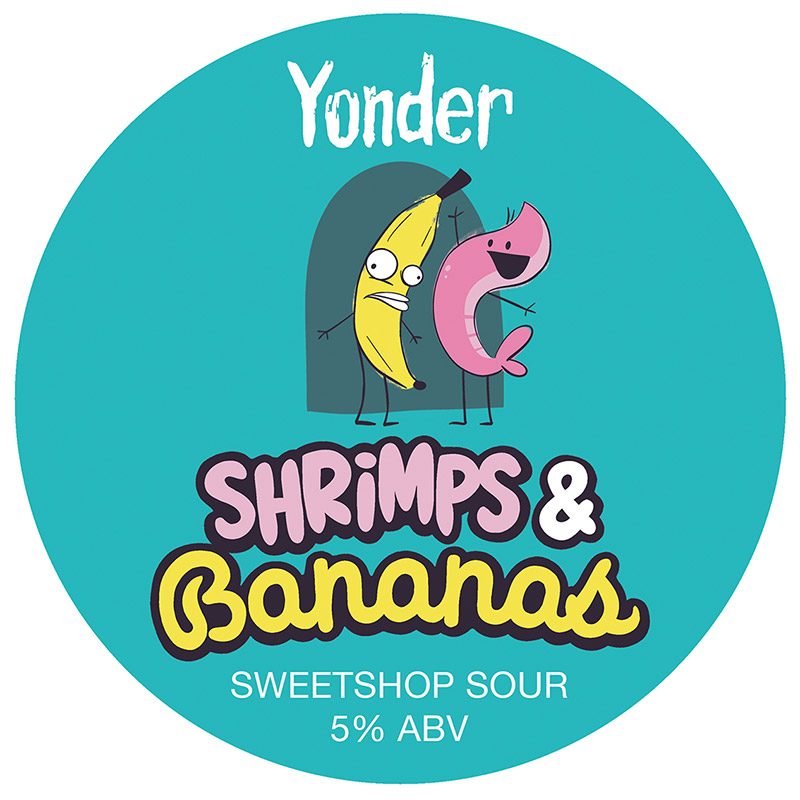 Yonder Foam Shrimps & Bananas Sour Keg