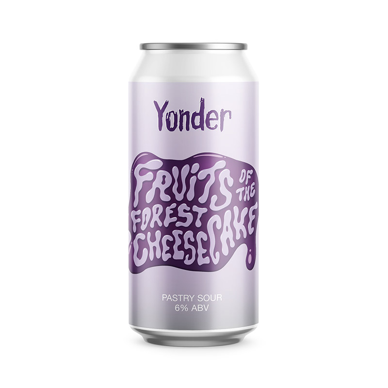 Yonder Fruits of the Forest Cheesecake Pastry Sour Cans