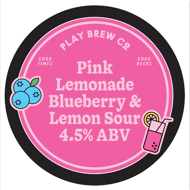 Play Blueberry & Raspberry Pink Lemonade Sour Keg