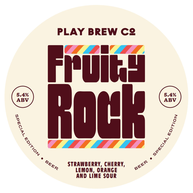 Play Fruity Seaside Rock Sour Keg