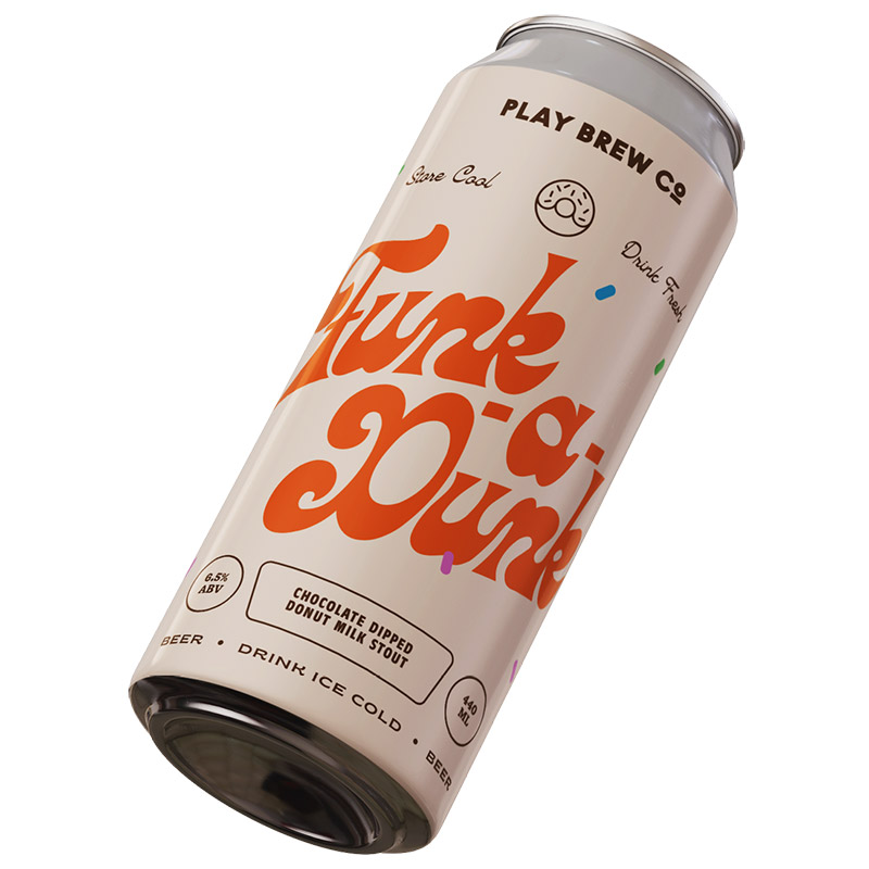 Play Funk-a-Dunk Chocolate Donut Stout Cans