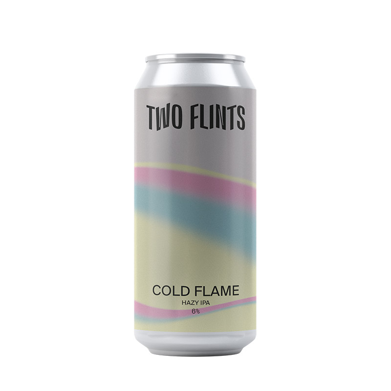 Two Flints Cold Flame Hazy IPA Cans