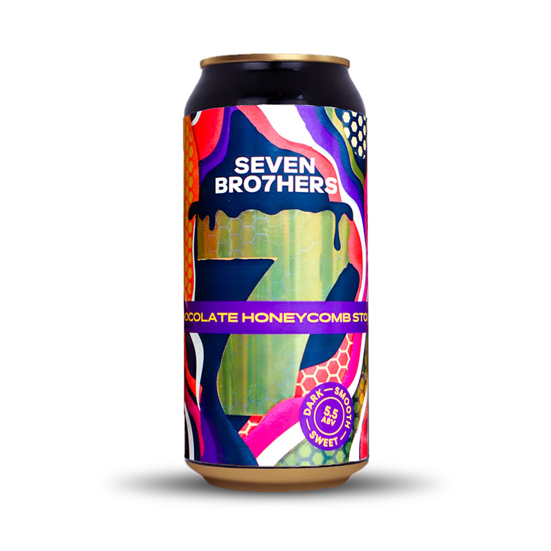 Seven Brothers Chocolate Honeycomb Stout Cans