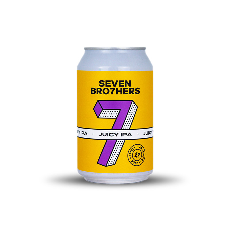 Seven Brothers Juicy IPA Cans