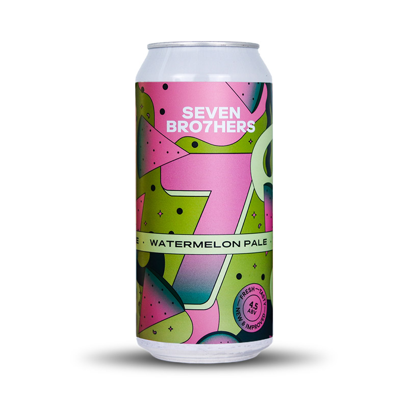 Seven Brothers Watermelon Pale Ale Cans