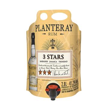 Planteray 3 Stars White Rum 2.8L Refill Pouch