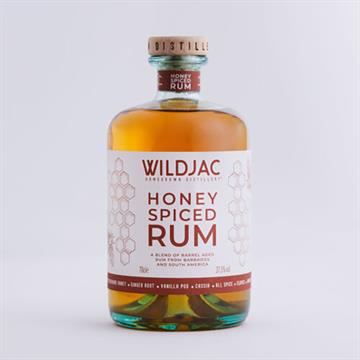 Wildjac Honey Spiced Rum Glass Bottle