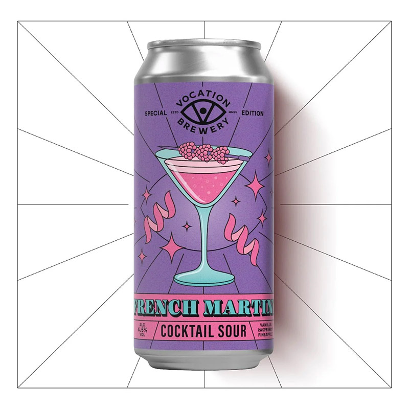 Vocation French Martini Cocktail Sour Cans