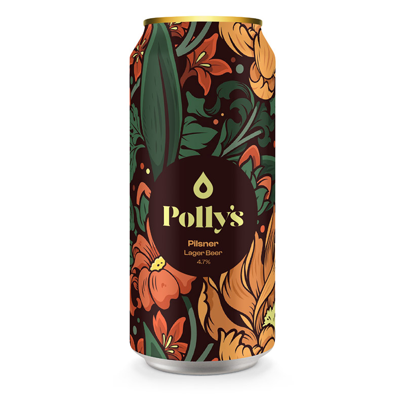 Polly's Pilsner Cans 18pk
