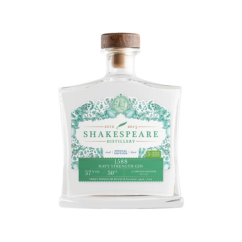 Shakespeare Distillery 1588 Navy Gin