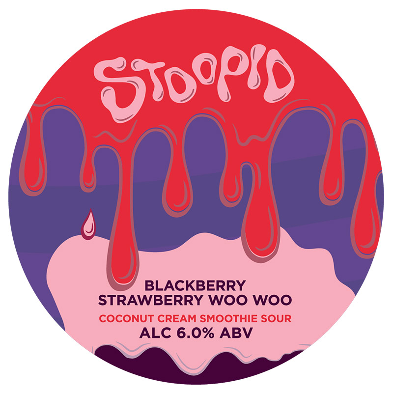 Vault City Stoopid Blackberry Strawberry Woo Woo Smoothie Sour Keg