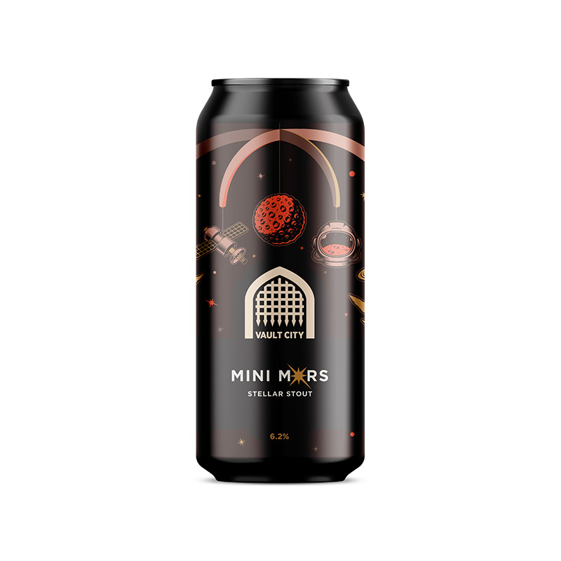 Vault City Mini M*rs Stellar Stout Cans