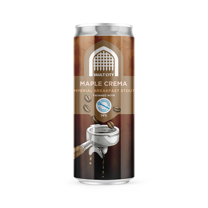 Vault City Maple Crema Imperial Breakfast Stout Cans