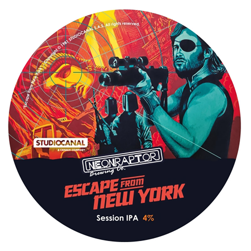 Neon Raptor John Carpenter Series Escape From New York SIPA Keg