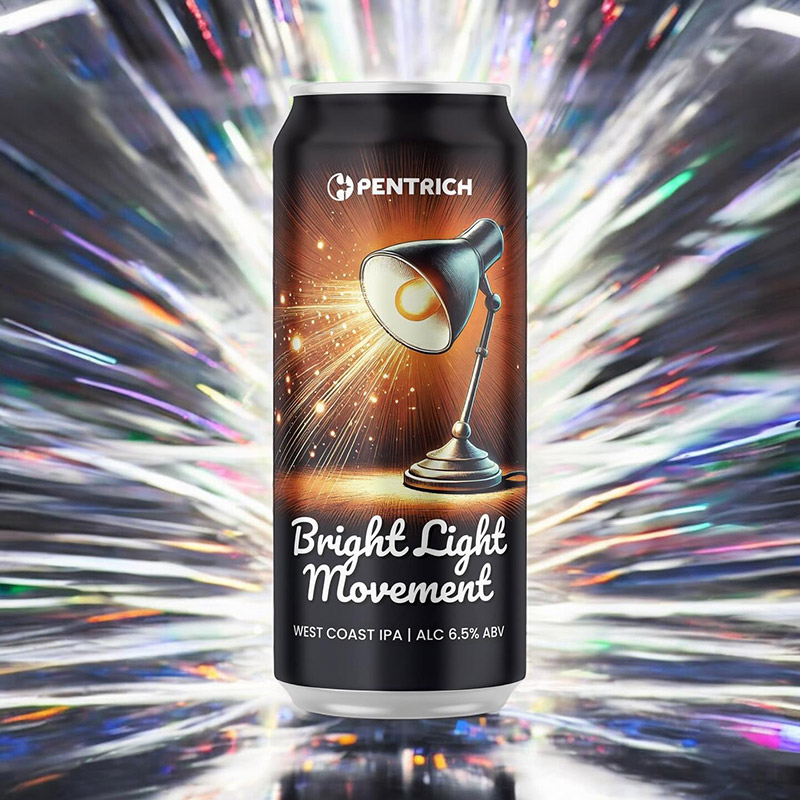 Pentrich Bright Light Movement West Coast IPA Cans