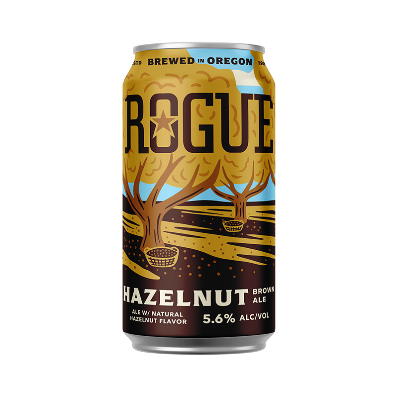 Rogue Ales Hazelnut Brown Nectar Brown Ale Cans