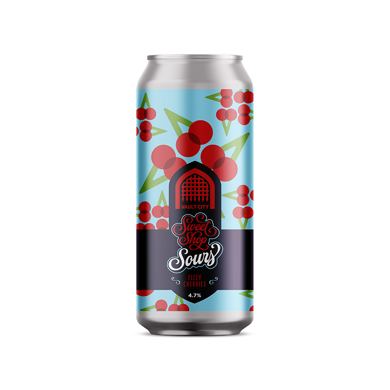 Vault City Sweet Shop Fizzy Cherries Cans