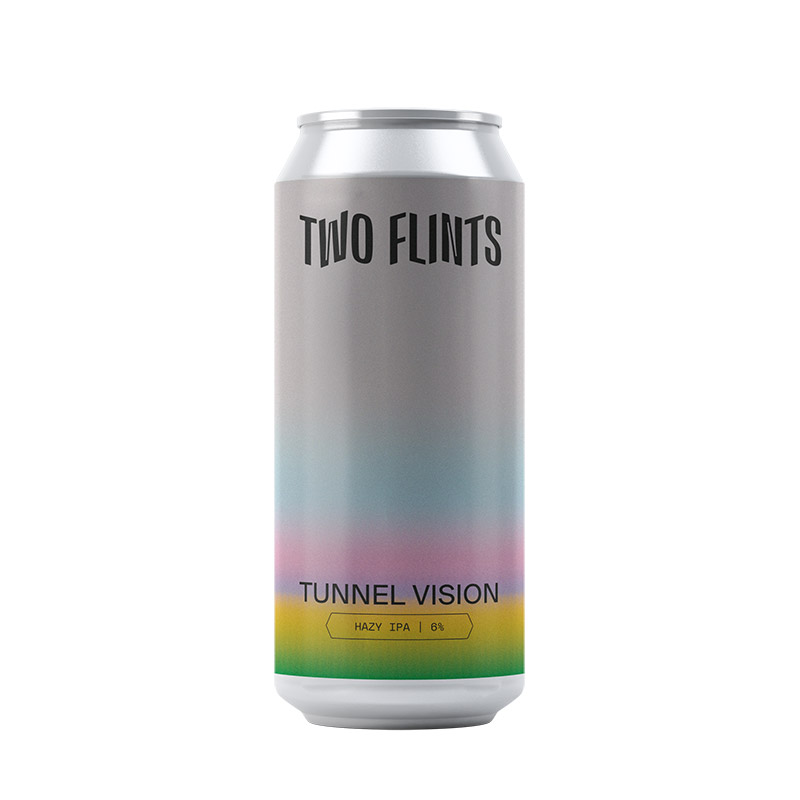 Two Flints Tunnel Vision Hazy IPA Cans