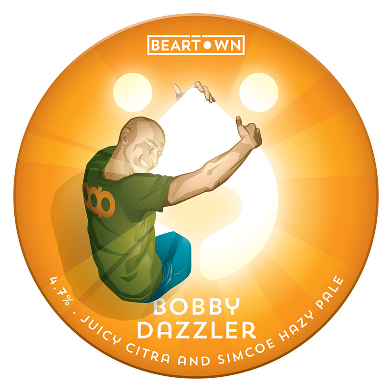 Beartown Bobby Dazzler Citra & Simcoe Hazy Pale Keg