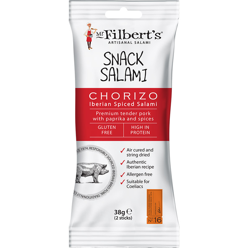 Mr Filbert's Snack Salami Chorizo 38g