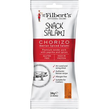 Mr Filbert's Snack Salami Chorizo 38g