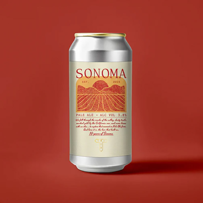 Track Brewing Sonoma 10th Birthday Edition Pale Ale Cans