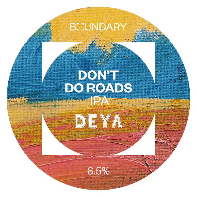 Boundary Brewing x DEYA Don't Do Roads IPA Keg
