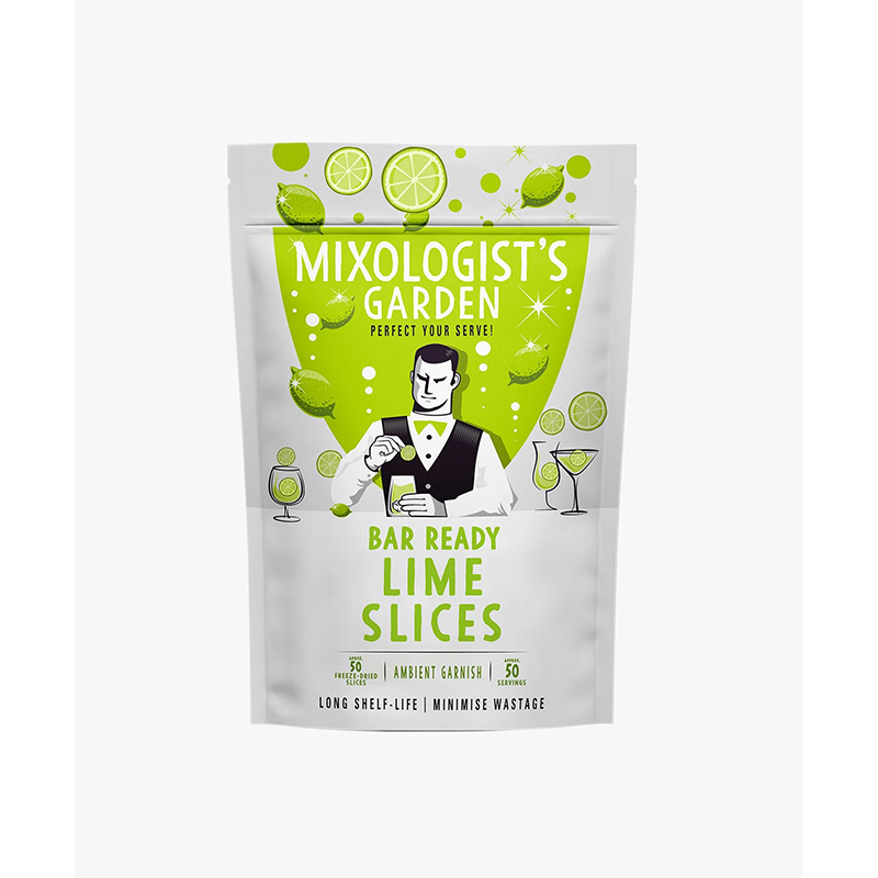 Mixologist's Garden Lime Slices 100g