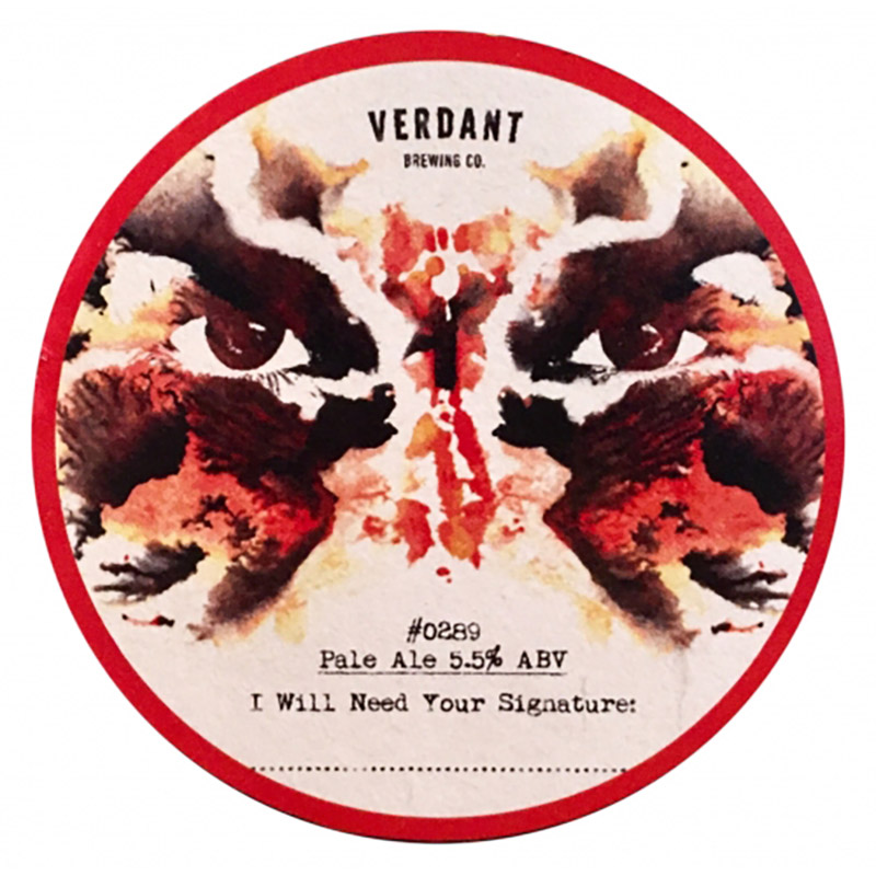 Verdant I Will Need Your Signature Pale Ale Keg