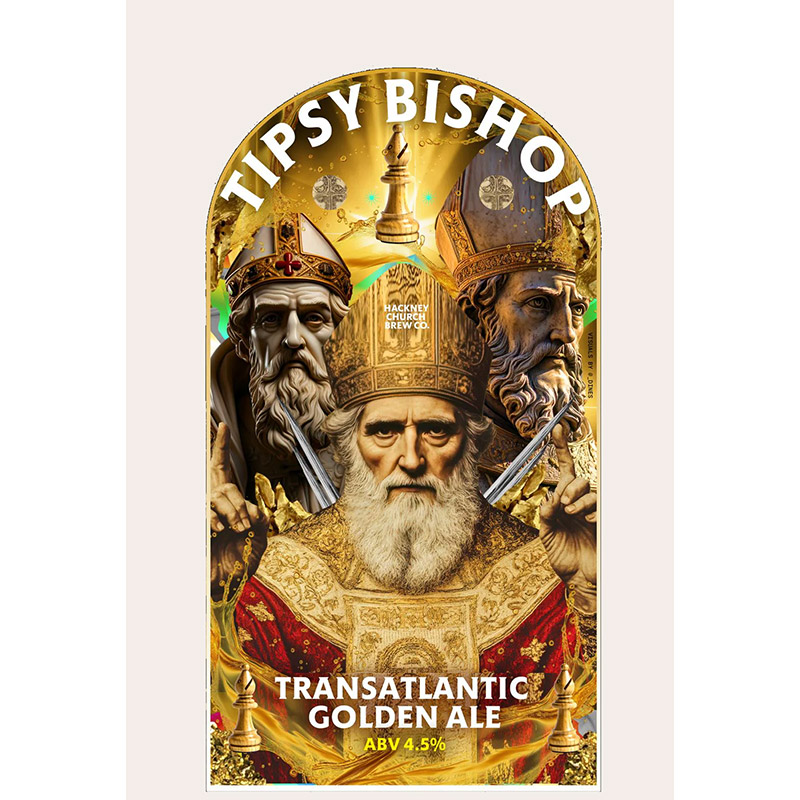 Hackney Church x Backbeat Brew Co Tipsy Bishop Golden Ale Keg