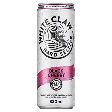 White Claw Black Cherry Vodka Drink