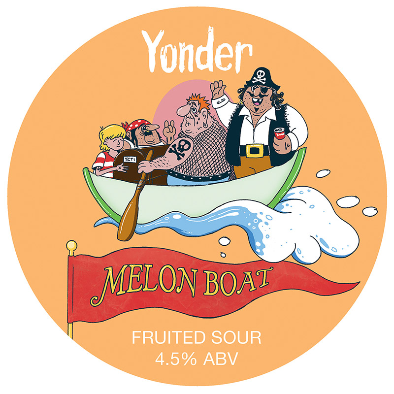 Yonder Melon Boat Fruit Sour Keg