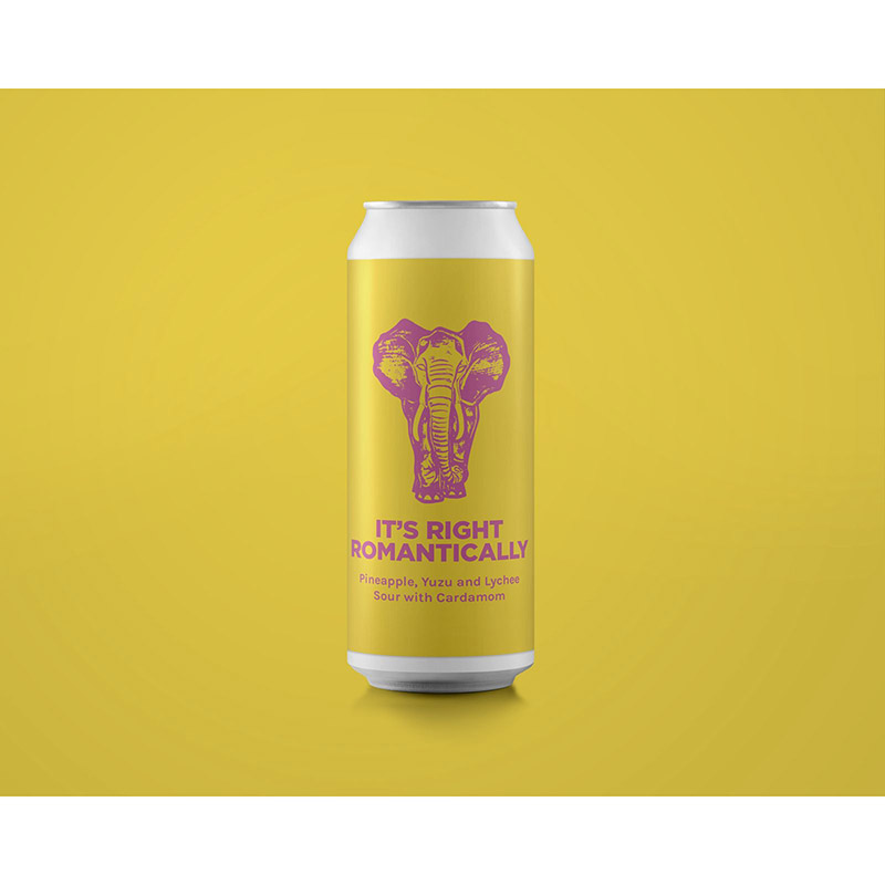 Pomona Island It's Right Romantically Pineapple, Yuzu & Lychee Sour With Cardomom Cans