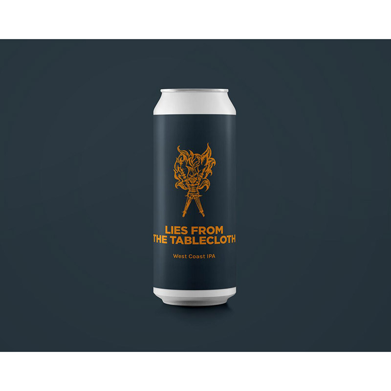 Pomona Island Lies From The Tablecloth West Coast IPA Cans